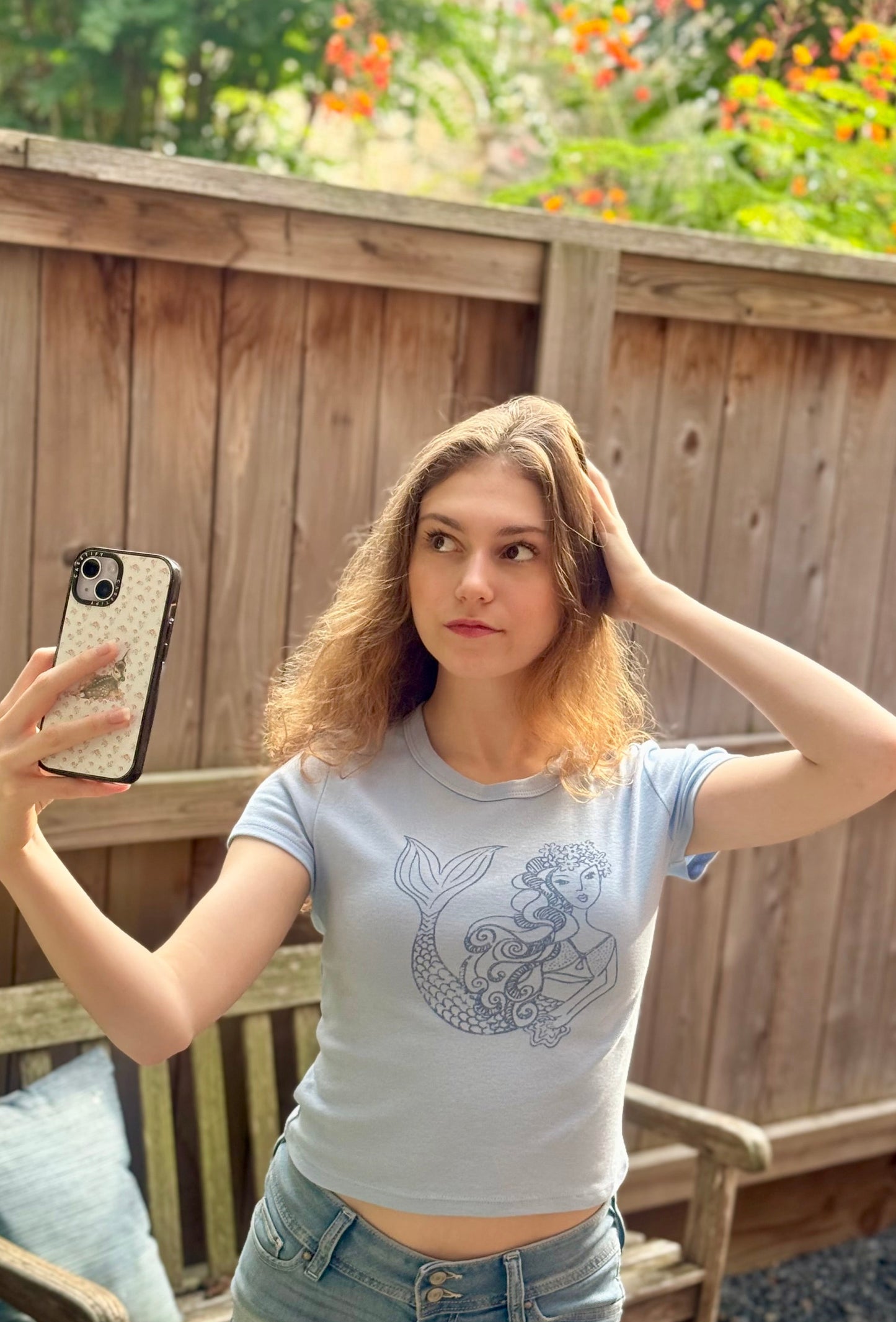 vintage mermaid top